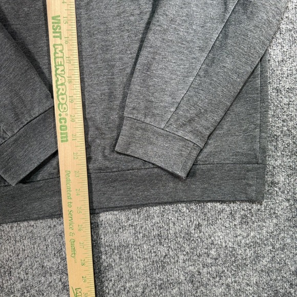 Vineyard Vines Pullover Men's Medium Blue Gray 1/4 Zip Performance Shep Sweater - Picture 5 of 11
